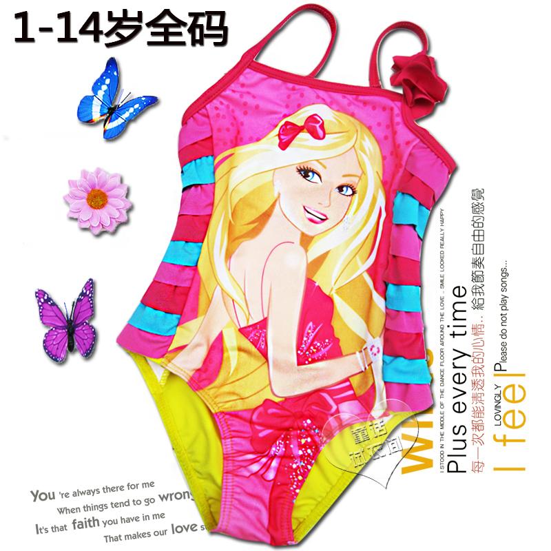 包邮 折扣新款女童连体游泳衣冲浪泳衣泡温泉儿童泳衣女孩1-14岁在类目 运动/瑜伽/健身/球迷用品, 游泳, 儿童泳衣/裤中 - 来自Buy2taobao.com提供专业的淘宝代购服务