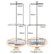 衣柜衣帽间五金拉篮三层转角裤架衣物篮M旋转衣架伸缩挂衣杆l