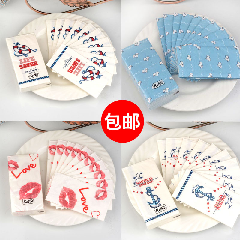 10 printing Paper handkerchiefs napkin Carry pocket Mujiang Paper handkerchiefs colour printing banquetin the Festive supplies/Gift , Other Festival Gifts category - from Buy2taobao.com to provide professional Taobao agent buy service