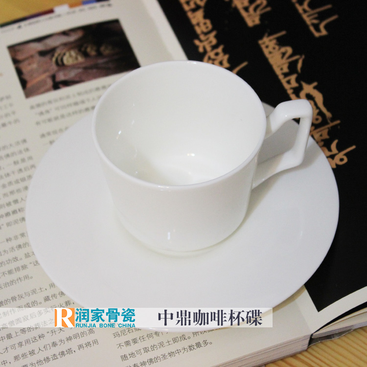 唐山出口骨瓷咖啡杯碟套装纯白骨质瓷欧式中鼎陶瓷咖啡杯碟|ruв категории посуда, кофе, кофе - от Buy2taobao.com для оказания профессиональной услуги покупки агента Taobao