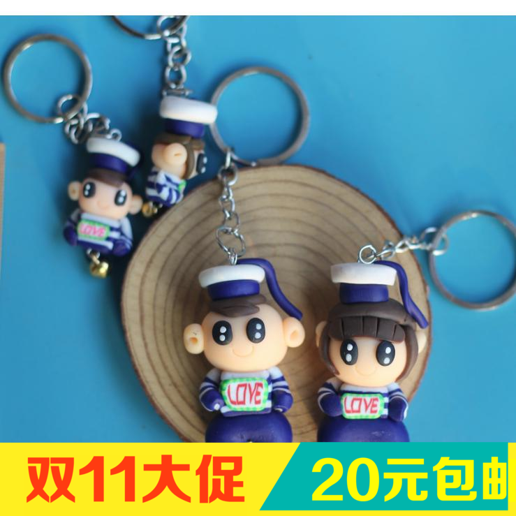 小挂件 软陶饰品 海军 款式 手工软陶挂件 钥匙扣|ruв категории фестиваль товаров/подарок, украшения/Зодиак украшения - от Buy2taobao.com для оказания профессиональной услуги покупки агента Taobao
