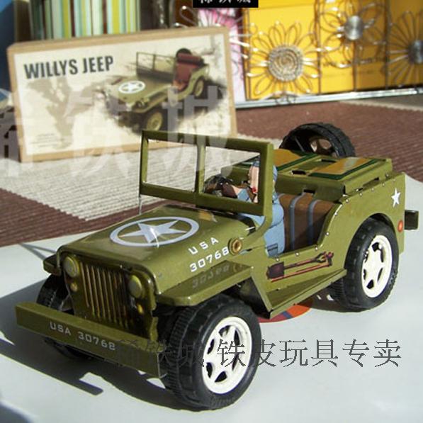 稀鐵城-包郵 發條鐵皮玩具 複古懷舊 兒童生日玩具 發條吉普汽車在類目 玩具/童車/益智/積木/模型, 其它玩具中 - 來自Buy2taobao.com提供專業的淘寶代購服務