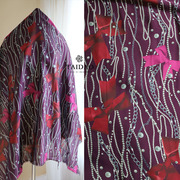 台岛化纤中国风散剪一件一米手工iy丝巾，服装布料连衣裙面料