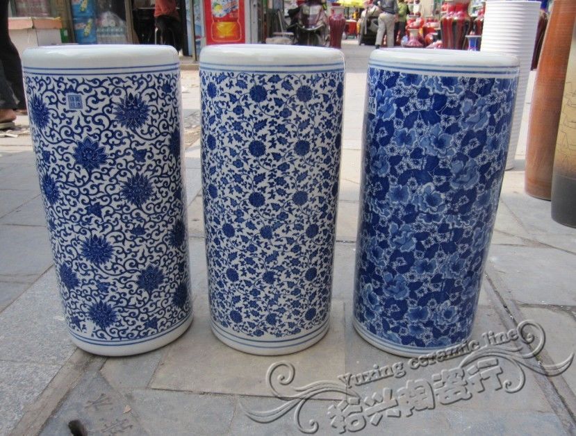 景德镇陶瓷花瓶 青花 箭筒 书画同 雨伞插 鸡毛掸插 帽筒单个价在类目 鲜花速递/花卉仿真/绿植园艺, 花瓶/花器/花盆/花架(新), 花瓶中 - 来自Buy2taobao.com提供专业的淘宝代购服务