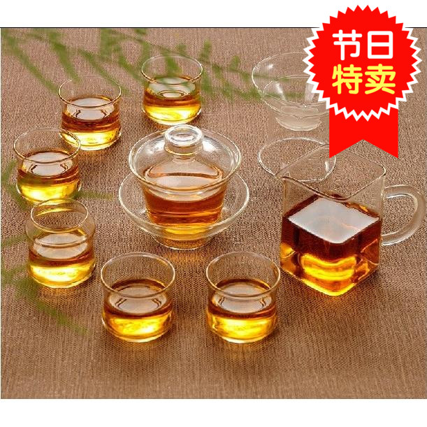 Special Offer Heat Glass tea set Tie Guanyin tea set suit a complete set Kungfu Online tea set thickening Flowers Teapot teacupin the Tableware , Tea set , Kung Fu Tea category - from Buy2taobao.com to provide professional Taobao agent buy service