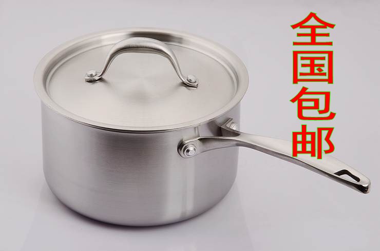 18-10不锈钢奶锅煮锅汤锅宝宝做饭锅加厚不粘锅18cm新品促销|ruв категории кухня/посуда, посуда, горшок/горшок/чайник, молоко горшок - от Buy2taobao.com для оказания профессиональной услуги покупки агента Taobao