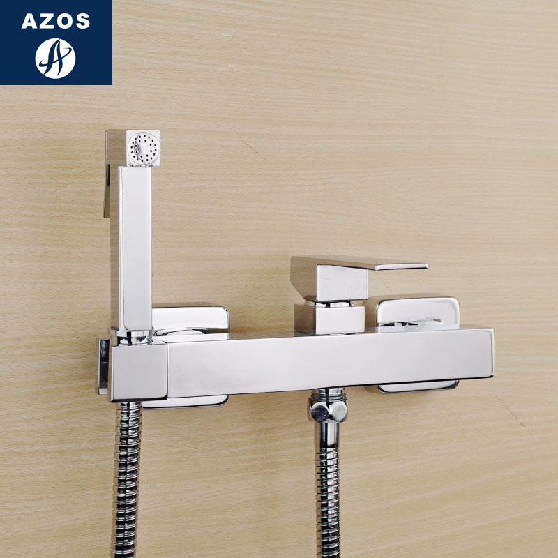 AZOS Hot and cold All copper pressure boost hold Flower sprinkling Bidet shower Nozzle Flower sprinkling closestool suit water tapin the Decoration main material , Toiletries , Bidet bidet category - from Buy2taobao.com to provide professional Taobao agent buy service