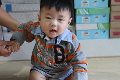 上下架计划:HM童装 男童小童秋装 假两件 条纹全棉长袖T恤 翻领衬衣