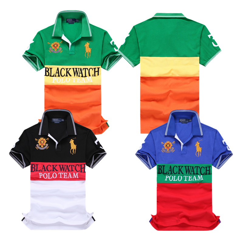 2019 new pattern European style Retro man Stand collar Short sleeved leisure time men's wear motion T-shirt Stitching color T-shirtin the Sportswear/Casual Clothing , Sports T-shirt category - from Buy2taobao.com to provide professional Taobao agent buy service