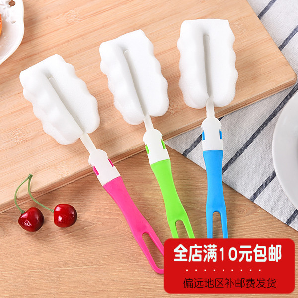 爱琳组装玻璃杯长柄洗杯刷可拆洗杯刷厨房居家海绵刷杯器刷奶瓶刷在类目 家庭/个人清洁工具, 家务/地板清洁用具, 刷子, 厨房用刷中 - 来自Buy2taobao.com提供专业的淘宝代购服务