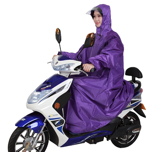 华海雨衣电动车有袖带袖，时尚成人男女，单人加大加厚电瓶摩托车雨衣