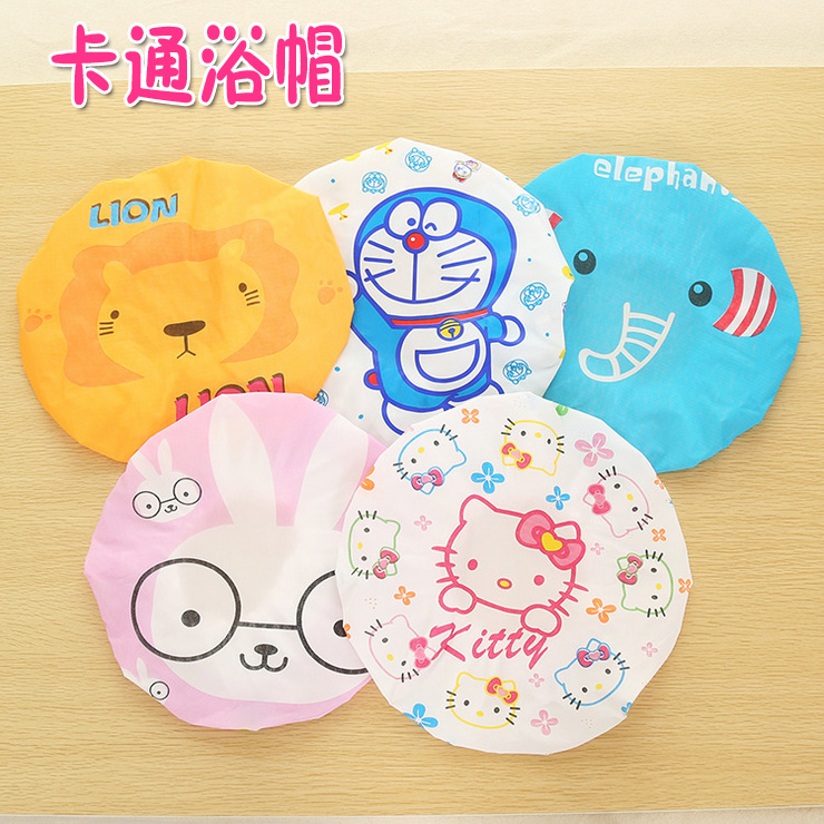 卡通加厚防水女士浴帽 洗澡沐浴化妆护理帽成人厨房防油烟帽子|msdalam kategori keluarga/Alat Pembersihan peribadi, Peralatan pembersihan penjagaan diri, topi mandi - dari Buy2taobao.com untuk memberikan perkhidmatan ejen Taobao profesional membeli