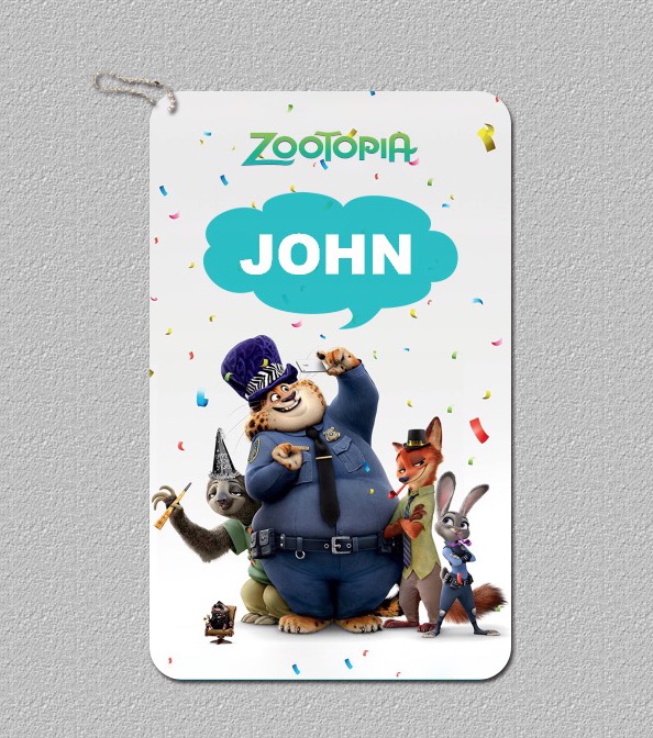 Zootopia疯狂动物城创意小礼物 行李牌包包名字牌 加名字 定制款|ruв категории офисное оборудование/расходные материалы/соответствующие услуги, класса обслуживания, индивидуальные услуги бизнес - сувениров - от Buy2taobao.com для оказания профессиональной услуги покупки агента Taobao