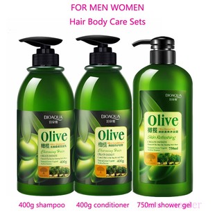 oliveshampoo&conditioner&showergel橄榄洗发水护发素沐浴露