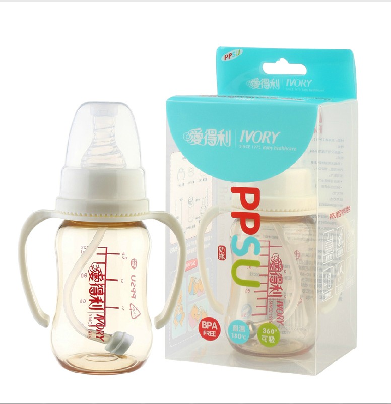 quality goods Love profit Feeding bottle 120ML standard PPSU Feeding bottle Handle straw Water cup Pipette brush Y1037in the Diapers/Care/Feeding/Push lathe , Feeding bottle/Bottles related , Feeding bottle category - from Buy2taobao.com to provide professional Taobao agent buy service