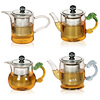 耐热玻璃红茶泡茶壶不锈钢过滤冲茶器加厚小号功夫茶具家用沏茶壶