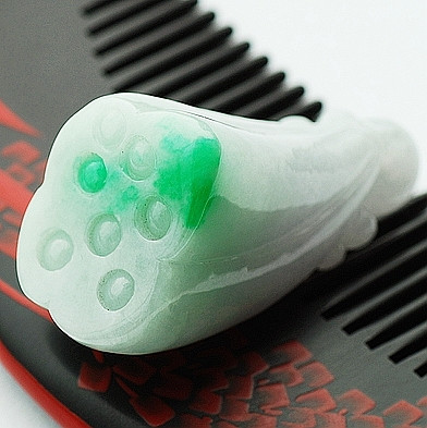 厚装大件：老坑正阳绿翡翠莲藕/藕断丝连★A货★假一赔十！