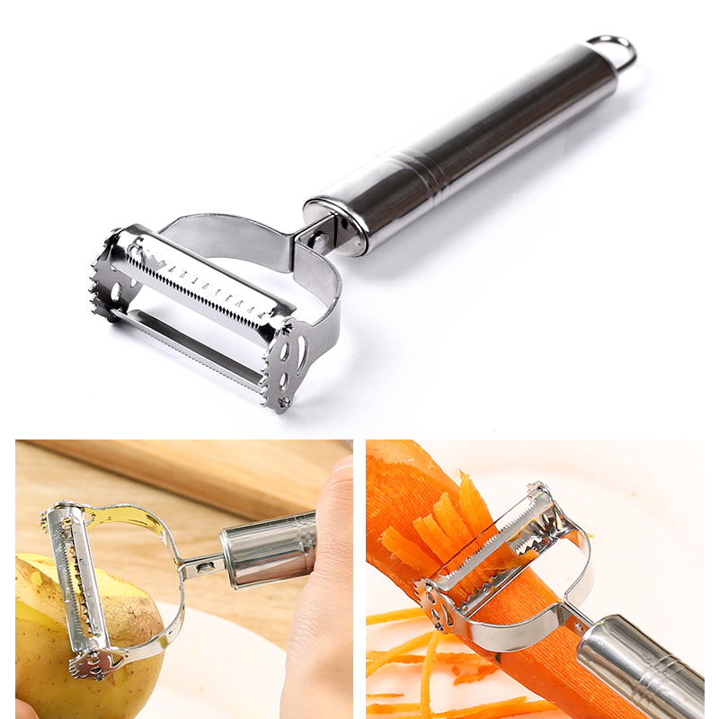 Two-in-one Paring knife Stainless steel multi-function Plane iron Potato silk fruit Plane Grater Peeler Peeling knifein the Kitchen/Cooking utensils , Cooking utensils , Tool , Fruit peeler category - from Buy2taobao.com to provide professional Taobao agent buy service