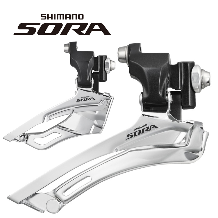 盒装行货 shimano sora 3500 禧玛诺公路9速直装式夹环前拨变速器