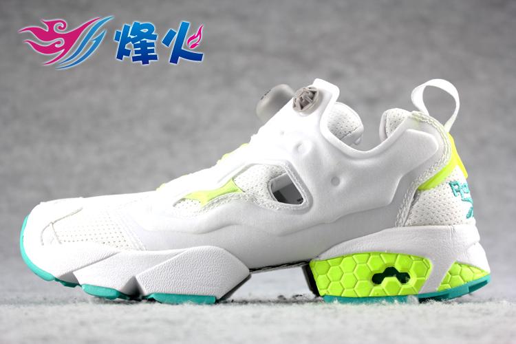 reebok pump green