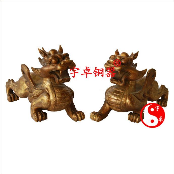 Yuzhuo Bronze ware decorative pattern Copper brave Home Furnishing decorate Arts and Crafts Decoration Pure copper brave troops brass brave troopsin the Home accessories , Decoration category - from Buy2taobao.com to provide professional Taobao agent buy service