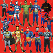 万圣节成人服装男cosp美国队长超人蝙蝠侠服复仇者联盟钢铁侠衣服