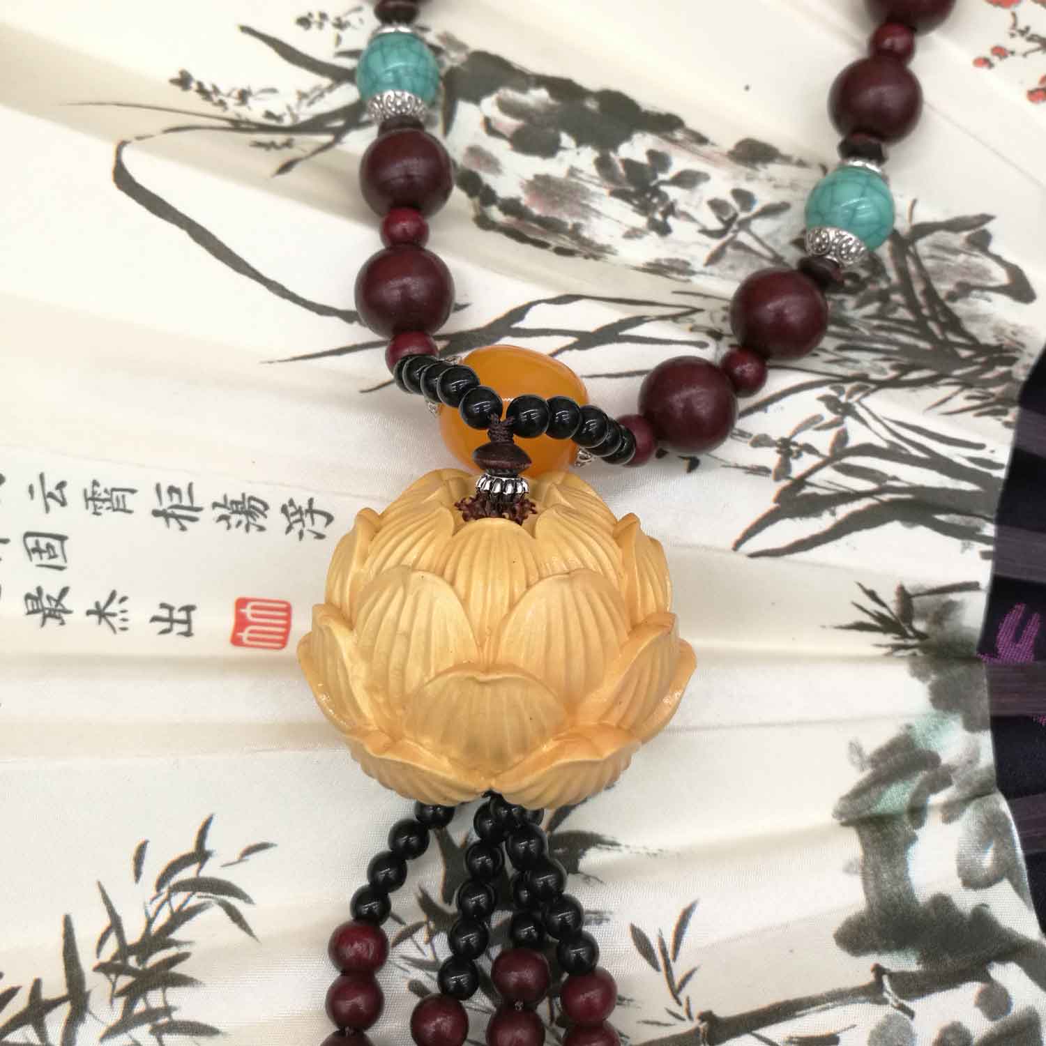 多吉米莲花车挂件汽车挂饰后视镜饰品汽车挂件木雕|ruв категории автомобиль/товаров/аксессуары/переоснащение, автомобильных принадлежностей/аксессуары, висеть - от Buy2taobao.com для оказания профессиональной услуги покупки агента Taobao