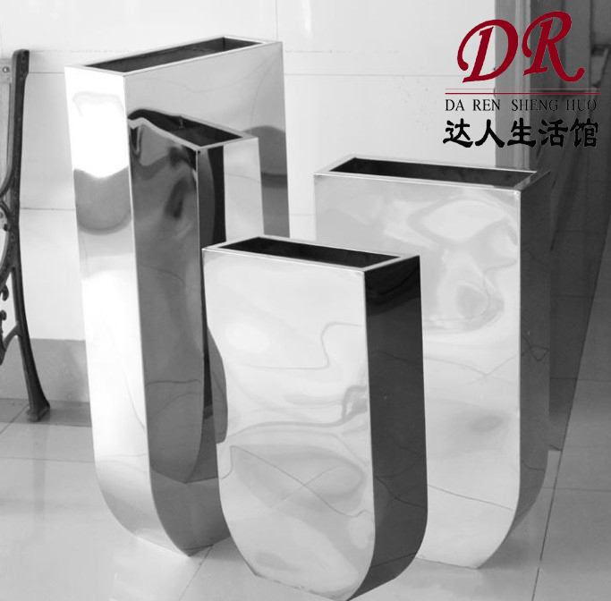 Stainless steel vase Decoration to ground vase Floral organ hotel a living room The exhibition hall Market Soft loading Customizablein the Home accessories , Vase/Flower/Artificial flowers/Imitation jewelry , Flower/Vase , Vase category - from Buy2taobao.com to provide professional Taobao agent buy service
