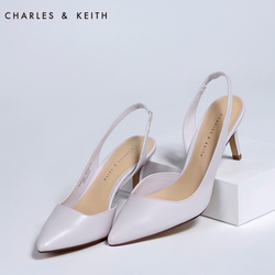 CHARLES&KEITH高跟鞋 CK1-60390239 尖头细高跟女单鞋凉鞋