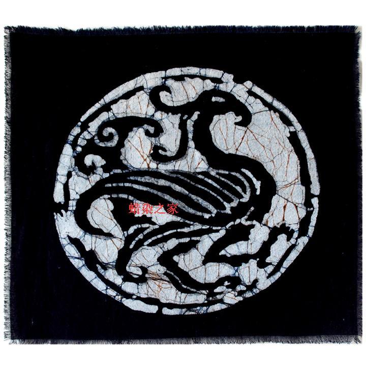 Batik painting Guizhou Anshun Hmong Handmade Wall hanging Folk custom Abstract 40CM*40CMin the Arts and crafts , Minority handicrafts , Miao characteristics , Hmong batik category - from Buy2taobao.com to provide professional Taobao agent buy service