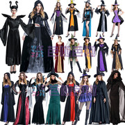 万圣节女巫服装成人女巫婆，cosplay演出服长裙派对恐怖表演