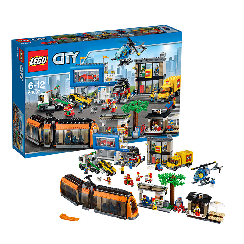 乐高城市组60097城市广场LEGO CITY 玩具积木益智趣味拼插