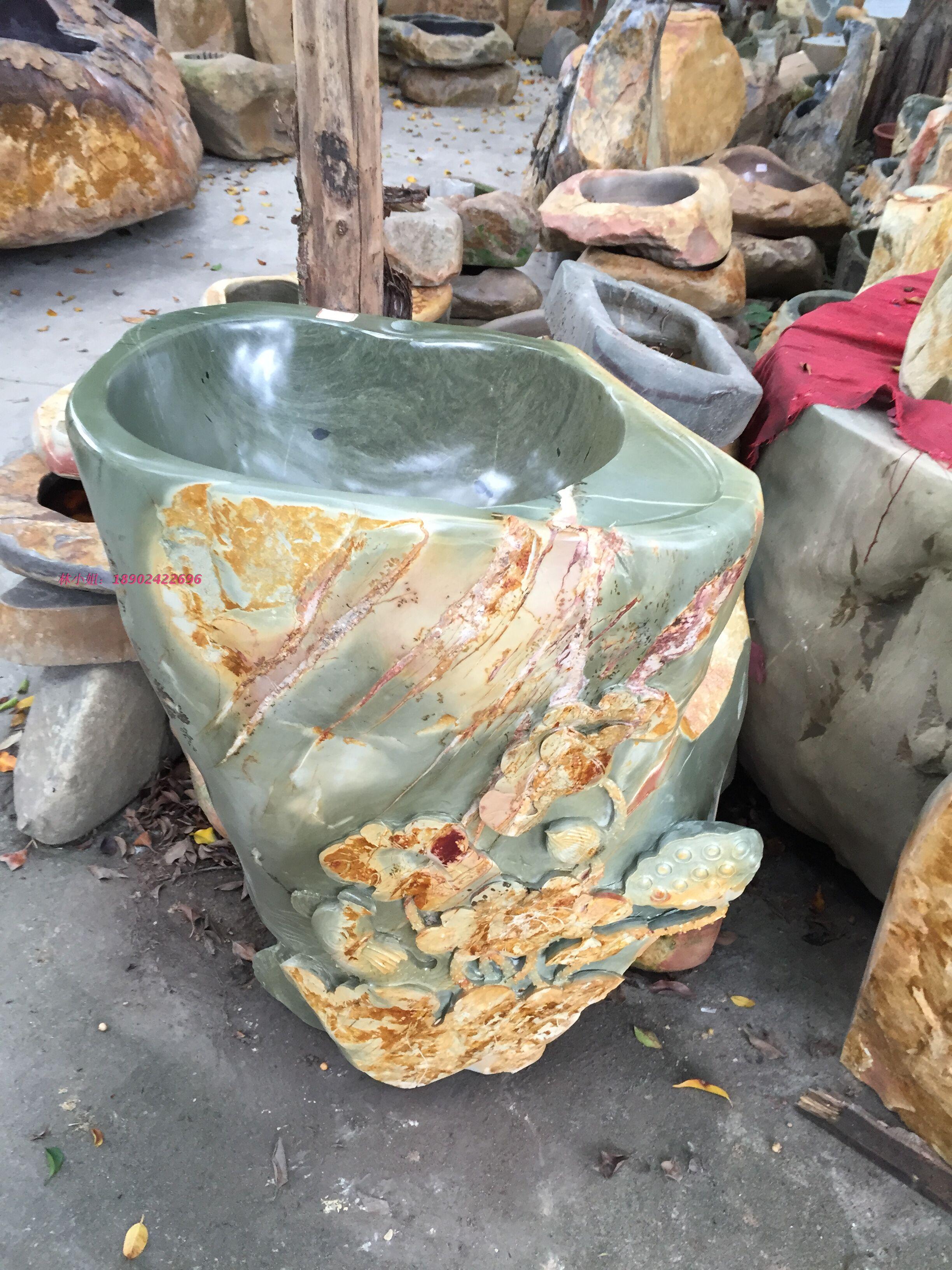 stone Pedestal Washbasin outdoors Pedestal Art Wash basin Integrated Washbasin Pebble End to end Carvedin the Decoration main material , Toiletries , Wash basin , Pedestal Basin category - from Buy2taobao.com to provide professional Taobao agent buy service