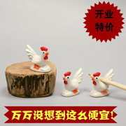 创意公鸡筷子架筷托个性生肖鸡摆件鸭子筷子托筷架垫笔托满