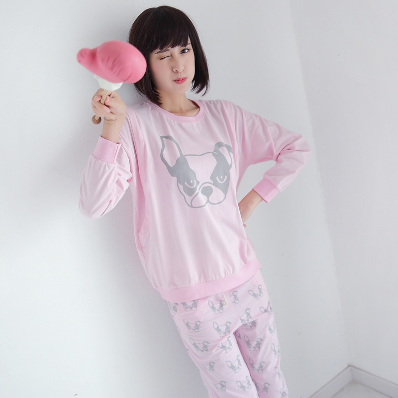 粉色纯棉狗居家服月子服春夏产后孕妇哺乳衣套装喂奶衣2套包邮在类目 孕妇装/孕产妇用品/营养, 家居服/哺乳装/秋衣裤, 家居服套装中 - 来自Buy2taobao.com提供专业的淘宝代购服务