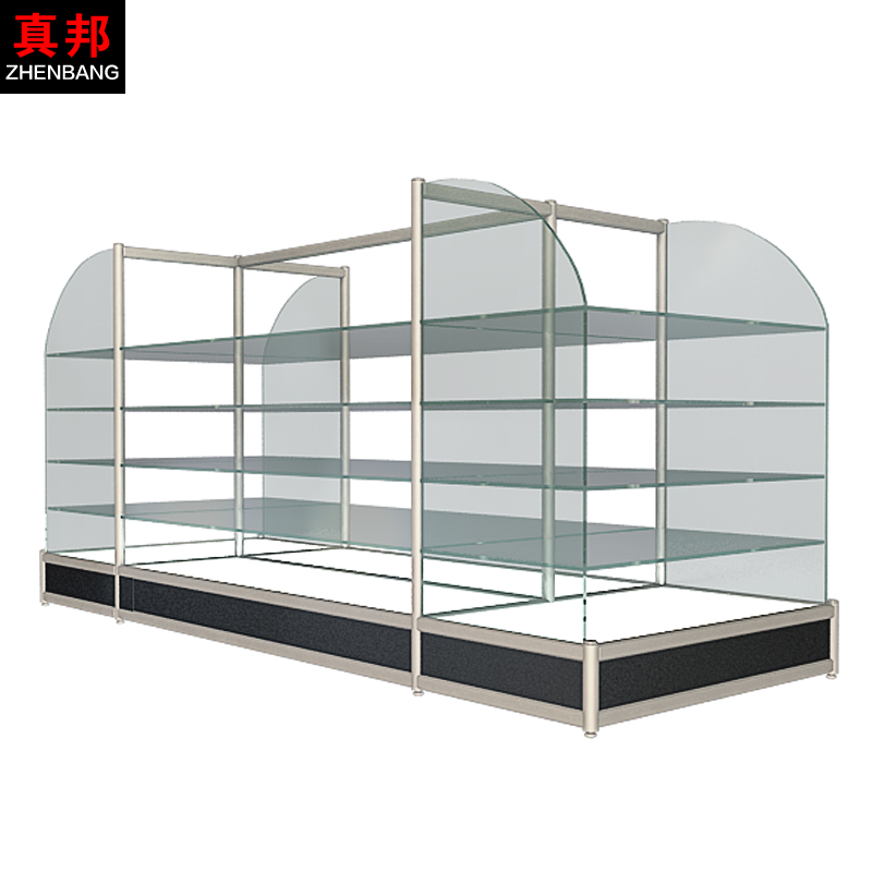 真邦中岛药店药房货架药品柜台玻璃柜台展示柜诊所陈列柜展架包邮在类目 商业/办公家具, 货架/展柜, 精品展柜/陈列柜中 - 来自Buy2taobao.com提供专业的淘宝代购服务
