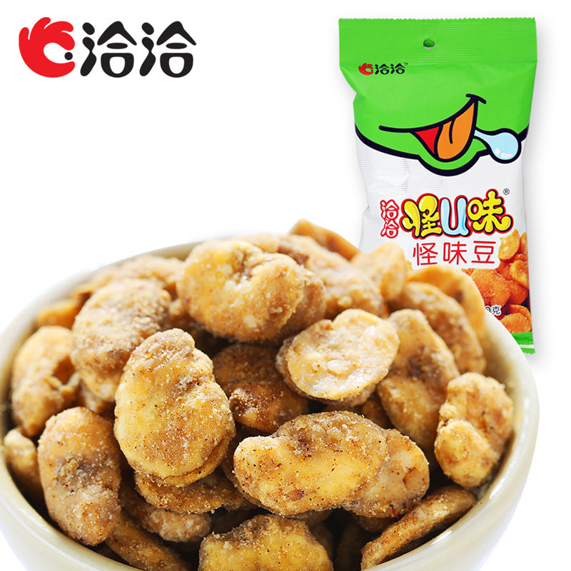 【天猫超市】洽洽怪u味怪味蚕豆80克五香味 美味可口 新品上市