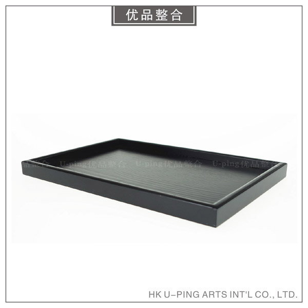 黑色木质木纹托盘 简约现代 样板间摆件 软装 TP59-4|msdalam kategori pinggan mangkuk, set teh, dulang teh - dari Buy2taobao.com untuk memberikan perkhidmatan ejen Taobao profesional membeli