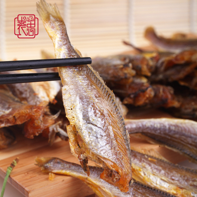 宁波特产 裘忠 香酥小黄鱼100g 即食小黄花鱼干