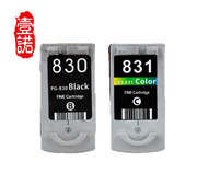 壹诺兼容 佳能CANON 830xl黑色墨盒Canon MX318 佳能MP476打印机墨盒831xl彩色墨盒大容量830BK黑色墨盒