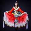 成人藏族舞演出服装少数民族舞蹈服装西藏水袖舞套装女表演服