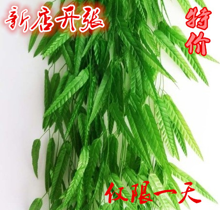 假柳條仿真柳葉藤條假藤蔓植物牆壁管道裝飾假綠葉假花假藤條絹花在類目 家居飾品, 花瓶/花器/仿真花/仿真飾品, 仿真花/假花中 - 來自Buy2taobao.com提供專業的淘寶代購服務