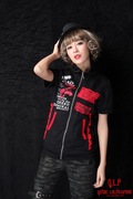 ╋魔叹╋glp日系原宿庞克摇滚乐团punk中性短袖，t恤外套71323