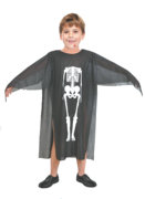 万圣节恐怖服装 儿童演出服装 鬼衣 骷髅骨架鬼衣披风 儿童鬼衣