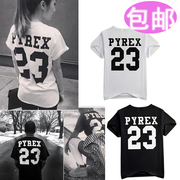 bigbang 欧豪全球后援会会服海鸥粉丝签名pyrex23数字短袖t恤