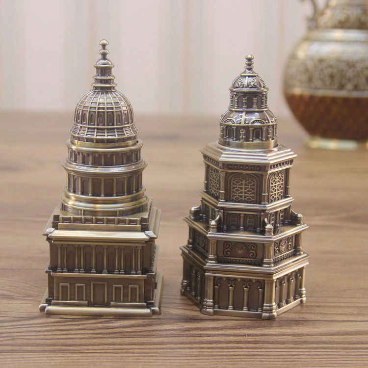 American country originality alloy Toothpick Holder European style Retro Building White House Toothpick box Automatic hand pressin the Storage consolidation , Home Storage appliances , Storage tank , Toothpick Holder category - from Buy2taobao.com to provide professional Taobao agent buy service