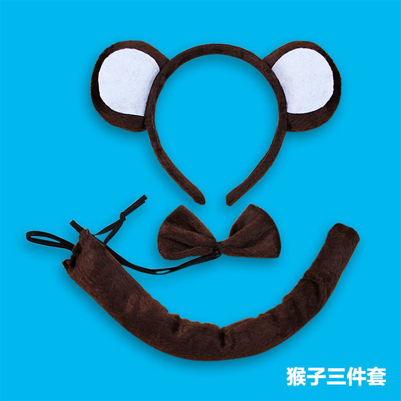 动物三角套六一儿童节幼儿园表演头饰动物衣服|msdalam kategori bekalan perayaan/hadiah, item Krismas/hadiah/perhiasan, topi Krismas - dari Buy2taobao.com untuk memberikan perkhidmatan ejen Taobao profesional membeli