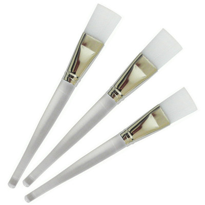 水晶杆面膜刷*3支软毛 DIY面膜必备美容工具 彩