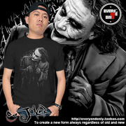 Batman蝙蝠侠小丑Joker经典西装卡通动漫人物印花复古电影短袖T恤