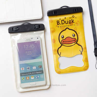 标题优化:手机防水袋iphone6/plus潜水苹果三星小米卡通防水套漂流游泳温泉